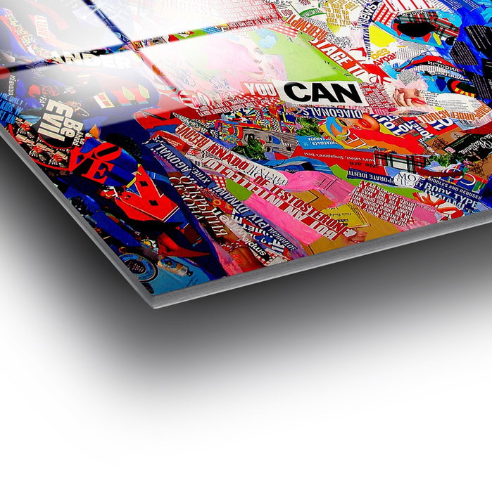 Wallity UV-857 Cuadro Decorativo de Vidrio Templado Multicolor 50 x 50 cm Wallity UV-857 Cuadro Decorativo de Vidrio Templado Multicolor 50 x 50 cm